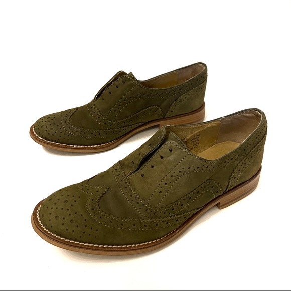 Steven By Steve Madden Shoes - Steven By Steve Madden Olive Green Oxfords 7